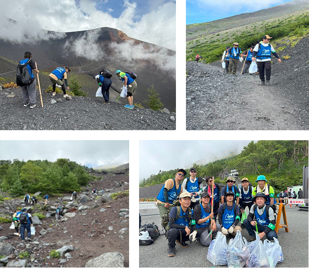 富士山清掃